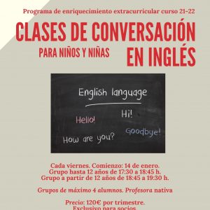 Clases de conversación en Inglés