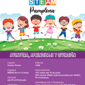 Campamento STEAM Niñas Pamplona