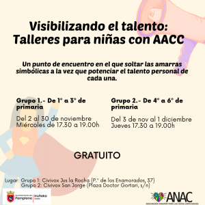Visibilizando el talento: Talleres para niñas con AACC