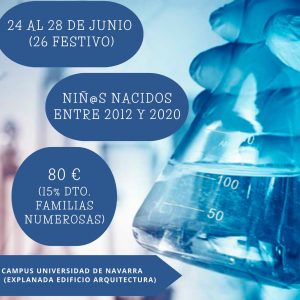 Campamento de verano Universidad de Navarra: Cienceando