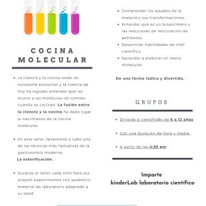 Taller en Tudela: Cocina Molecular