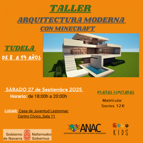 TUDELA_TALLER ARQUITECTURA MODERNA CON MINECRAFT _2025