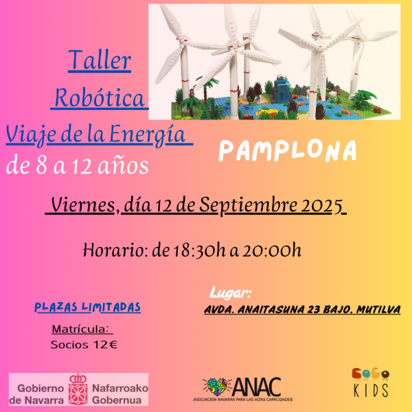 PAMPLONA_TALLER VIAJE DE LA ENERGÍA_8 a 12 años