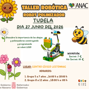 TUDELA_TALLER ROBOT POLINIZADOR_5 a 12 años
