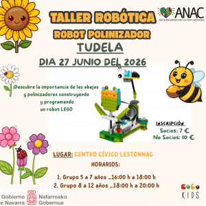 TUDELA_TALLER ROBOT POLINIZADOR_5 a 12 años