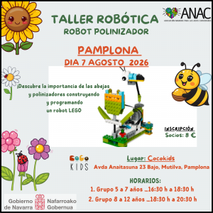 PAMPLONA_TALLER ROBOT POLINIZADOR_5 a 12 años